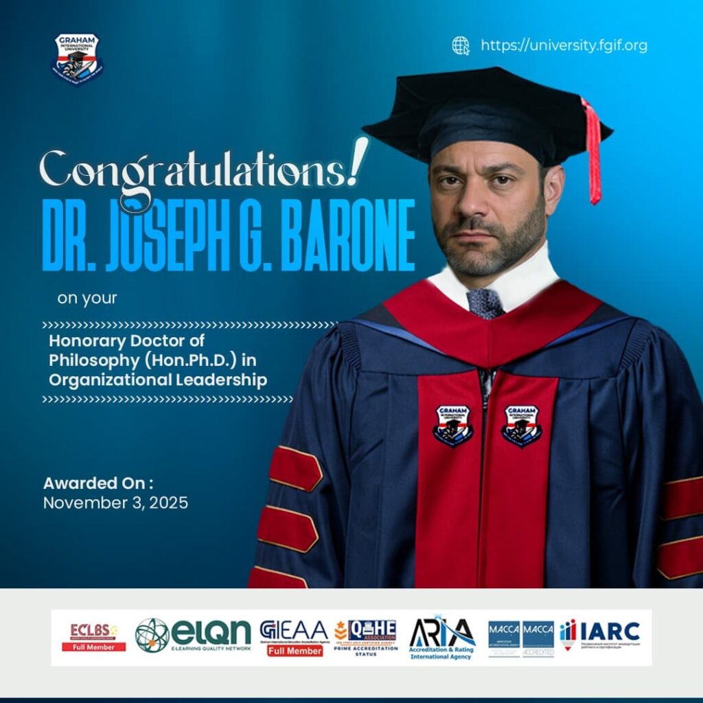 GIU Digital University - Dr. Joseph G. Barone_Hon. Phd 1024X1024